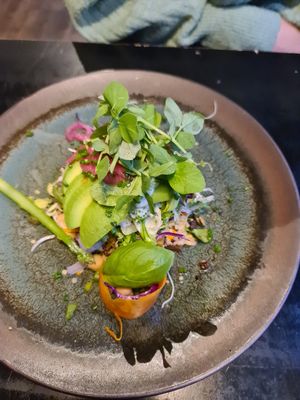 Vegan Hippie mad at Onkel A in Vejle