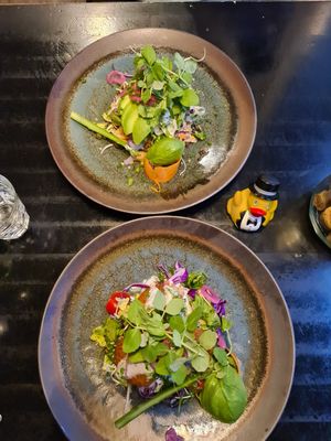 Well presented Danish style lunch at Onkel A in Vejle