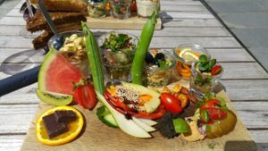 vegan brunch July 26, 2016 at Onkel A in Vejle