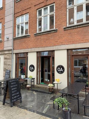 Outside Onkel A at Onkel A in Vejle