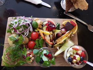 Vegan brunch at Onkel A in Vejle