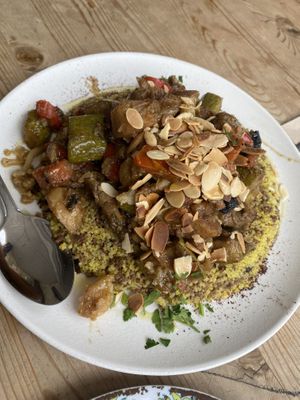 Cous cous - makluba special   at Umm Kulthum in Haifa