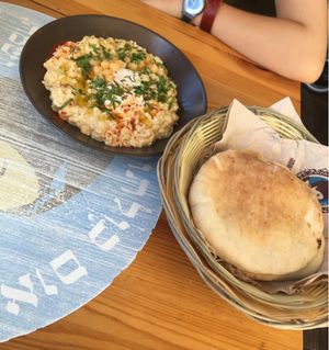 Hummus at Umm Kulthum in Haifa