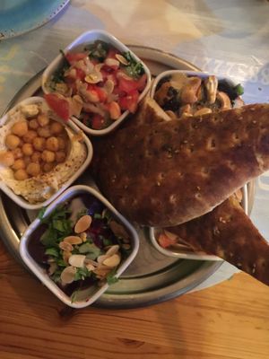 mixed salads  at Umm Kulthum in Haifa