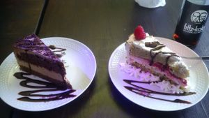 Delicious cakes at Bämeräng in Berlin