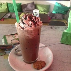 Ice chocolate milk at Bämeräng in Berlin