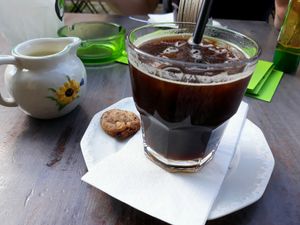 iced coffee  at Bämeräng in Berlin