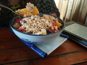 Muesli & Fruit at Rising Sun Restaurant & Guesthouse in Koh Rong