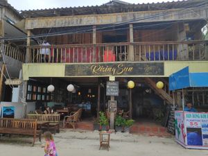 From the beach at Rising Sun Restaurant & Guesthouse in Koh Rong
