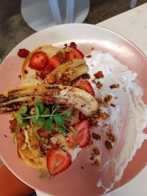 Hotcakes at Vitality Kitchen in Tauranga