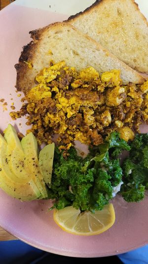 Scrambled Tofu at Vitality Kitchen in Tauranga