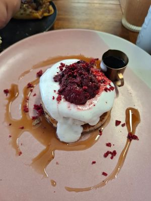 Pancakes at Vitality Kitchen in Tauranga