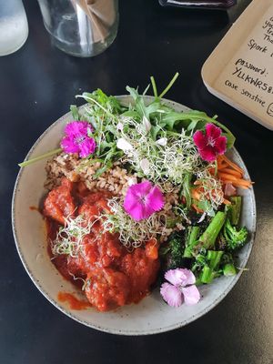 Mamas Meatballs at Vitality Kitchen in Tauranga