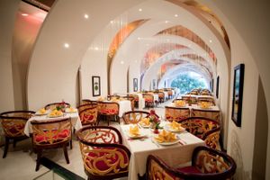 View of restaurant on 3rd floor at Healthy Farm - XVNT Binh Thanh District in Ho Chi Minh City