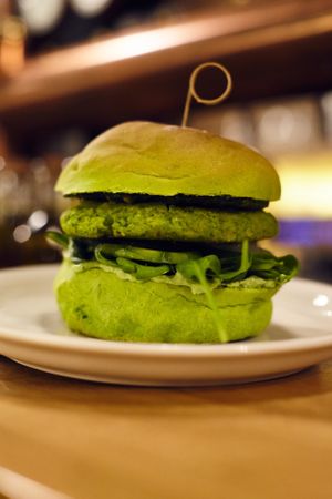 Burger Verde at Cocina Verde in Krakow