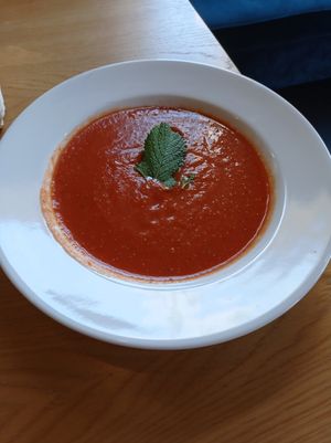 Gazpacho at Cocina Verde in Krakow