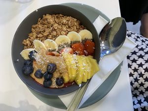 Açai bowl at Juicery in Istanbul