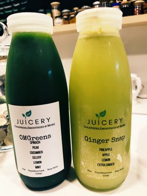 Cold pressed Juices at Juicery in Istanbul