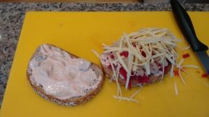 prep  at Kind Crusts in Glasgow