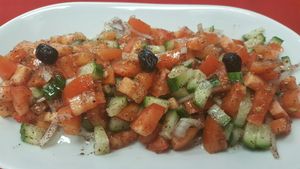 Shepard salad at Mediterrano Turkish and Mediterranean Cuisine in Hillsborough