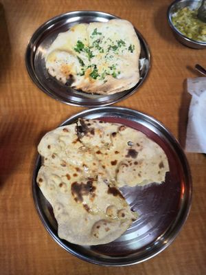 vegan roti at Curry Sultan in Humble