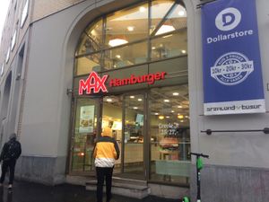 Outside at MAX - Gronland in Oslo