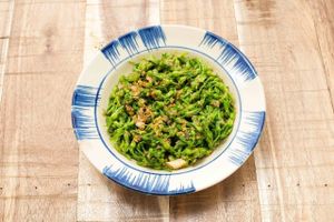 Thien Ly - Jasmin Tonkin Flower stir fried with Garlic and Rice only VND55k at Royal Sai Gon  in Ho Chi Minh City