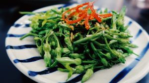Jasmine flower buds sautéed with garlic. Comes with bowl of steamed rice. at Royal Sai Gon  in Ho Chi Minh City