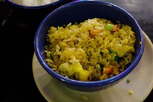 Vegetarian fried rice - vegan available  at Royal Sai Gon  in Ho Chi Minh City