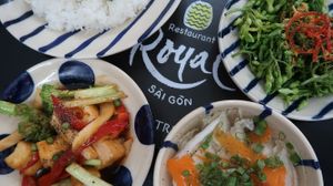 Vegan lunch set 70k at Royal Sai Gon  in Ho Chi Minh City