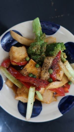 Sautéed veggies for lunch set  at Royal Sai Gon  in Ho Chi Minh City