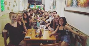 Big group enjoying their evening at our restaurants at Royal Sai Gon  in Ho Chi Minh City