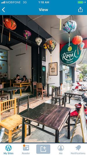 Our entrance at 201 Bui Vien  at Royal Sai Gon  in Ho Chi Minh City