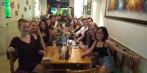 And more young happy people  at Royal Sai Gon  in Ho Chi Minh City