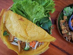 Vegan Banh Xeo at Royal Sai Gon  in Ho Chi Minh City