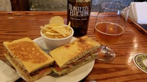 Vegan blt at Hunter's Brewing in Chesterton