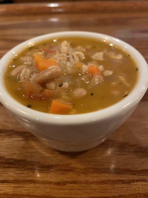 White bean and barley  at Hunter's Brewing in Chesterton