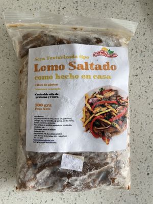 Soy meat  at Naturlandia in Lima