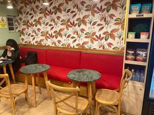 Seating inside at Naturlandia in Lima