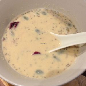 white miso soup at Miso Pota in Kyoto