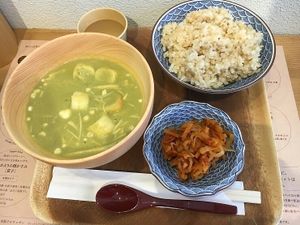 lunch set.  at Miso Pota in Kyoto