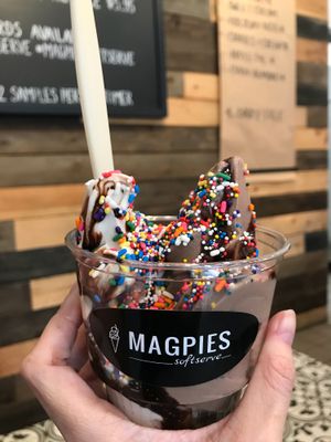 Vegan soft serve  at Magpies Softserve in Los Angeles
