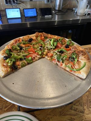   at Veggie Crust in Somerville