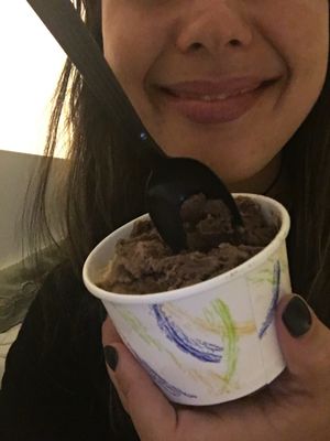 Nicecream - vegan - my favorites: chocolate and coffee at Veggie Crust in Somerville