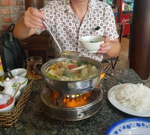 Hot Pot - so delicious! at Khai Tam - Phan Chu Trinh in Da Nang