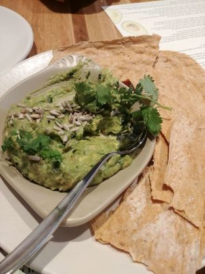 Kale Guacamole! Insanely delicious! at True Food Kitchen - W Ave in Austin