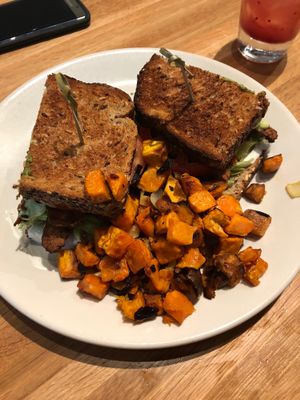 The T.L.T - tempeh, lettuce, and tomato!  at True Food Kitchen - W Ave in Austin