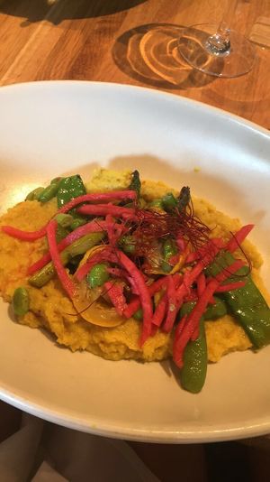 AMAZING cauliflower polenta at True Food Kitchen - W Ave in Austin
