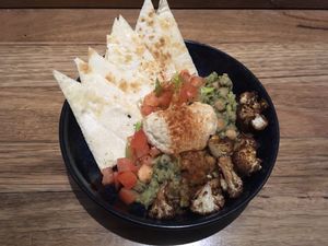 Vegan ful Medamas at Metro Bakery and Cafe in Mount Gambier