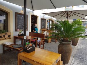 Außenterrasse at 36 Pho Co in Weimar